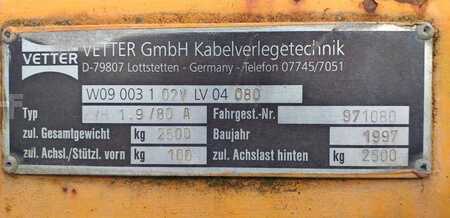 Andet 1997 Vetter Przyczepa do transportu kabla | Cable Drum Trailer (16)