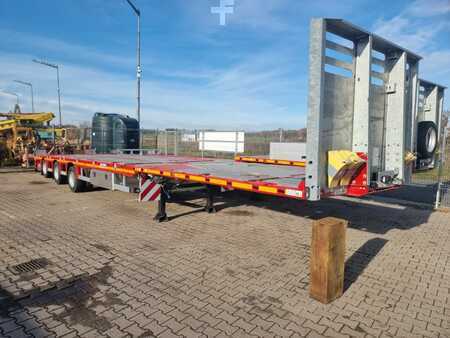 Ostatní 2024 MAX Trailer Platform 3 axle | 2x Telemega | Ausziehbar (13)