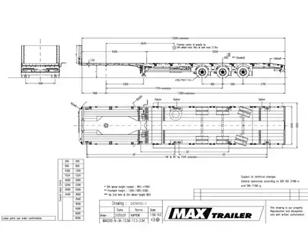 Ostatní 2026 MAX Trailer MAX200 | 13500 + 6500mm | Platform (3)