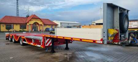 Muut 2025 MAX Trailer naczepa 3 osiowa typu semi zagłębienia, rozciągana (4)