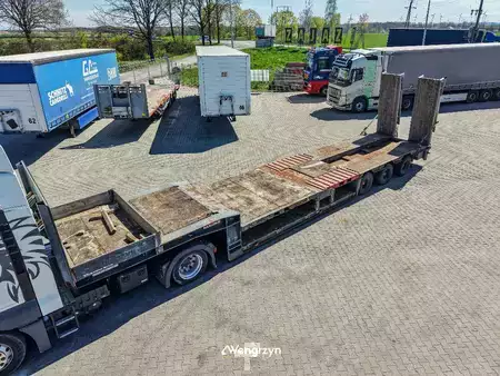 Muut 2007 Kempf 3 axle Semi | Tiefbett | Hydraulic ramps (17)