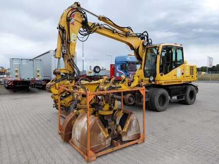 Hjulgraver 2017 Atlas 1604 ZW Koparka dwudrogowa railroad excavator (1)