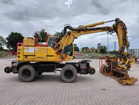 Hjulgraver 2017 Atlas 1604 ZW Koparka dwudrogowa railroad excavator (10)