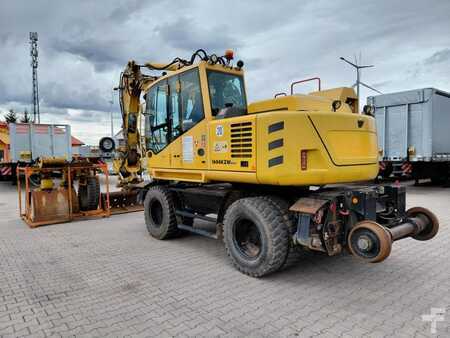 Hjulgraver 2017 Atlas 1604 ZW Koparka dwudrogowa railroad excavator (13)