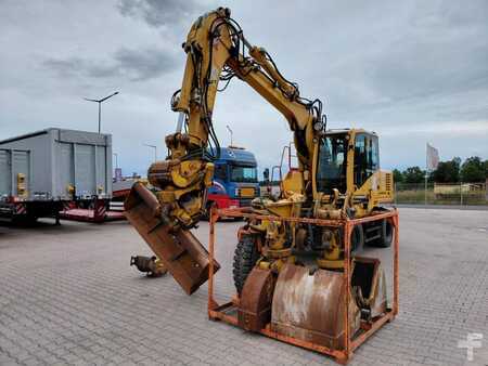 Hjulgraver 2017 Atlas 1604 ZW Koparka dwudrogowa railroad excavator (2)