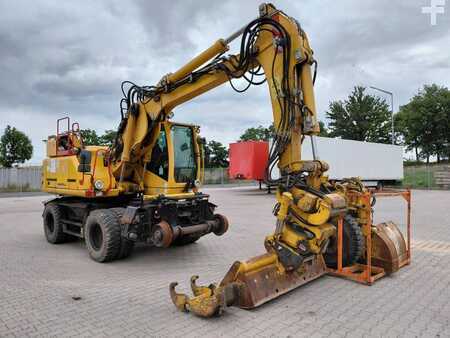 Hjulgraver 2017 Atlas 1604 ZW Koparka dwudrogowa railroad excavator (6)
