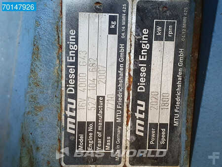 SDMO 51.2L70-4P 2600 KVA - ENGINE NEEDS REPAIR