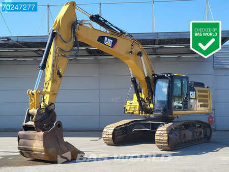 Escavadora de rastos 2017 Caterpillar 340 F 340F LEICA GPS (1)