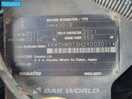 Dumpers articulados 2012 Komatsu HM400 -3 TAIL GATE (28)