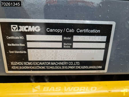 XCMG XE18 E 2 YEARS FACTORY WARRANTY - KUBOTA ENGINE