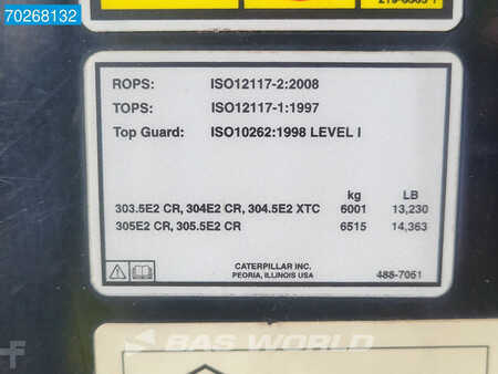 Mini excavators 2017 Caterpillar 305 E2 CR (29)