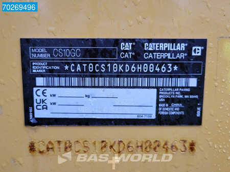 Single drum compactors 2023 Caterpillar CS10 GC A/C - LOW HOURS (29)