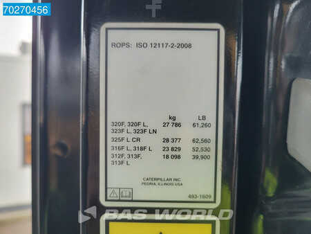 Excavadoras de cadenas 2017 Caterpillar 325 F L ROTOTILT - 2 BUCKETS (38)