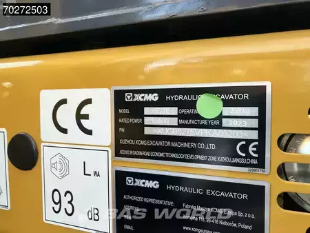 Minigraver 2023 XCMG XE27 E FACTORY WARRANTY - KUBOTA ENGINE - CE CERTIFIED (32)