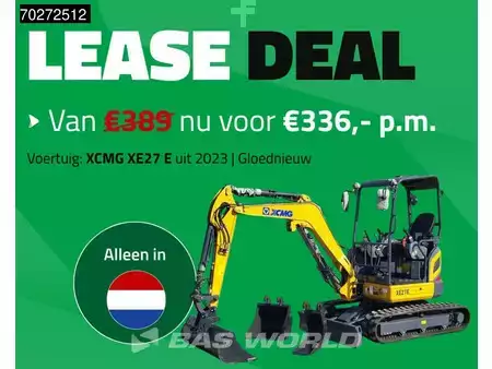 mini escavadeira 2023 XCMG XE27 E FACTORY WARRANTY - CW / 3 BUCKETS - KUBOTA (3)