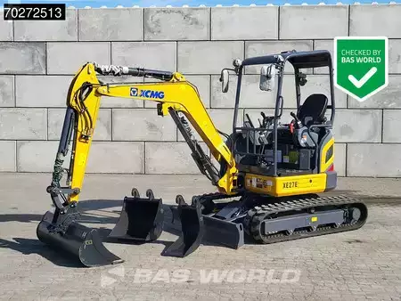 Minibagry 2023 XCMG XE27 E FACTORY WARRANTY - CW / 3 BUCKETS - KUBOTA (1)