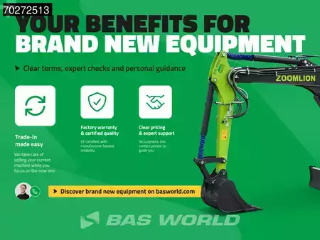 Minibagry 2023 XCMG XE27 E FACTORY WARRANTY - CW / 3 BUCKETS - KUBOTA (39)