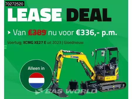 Minigraver 2023 XCMG XE27 E FACTORY WARRANTY - CW / 3 BUCKETS - CE (3)