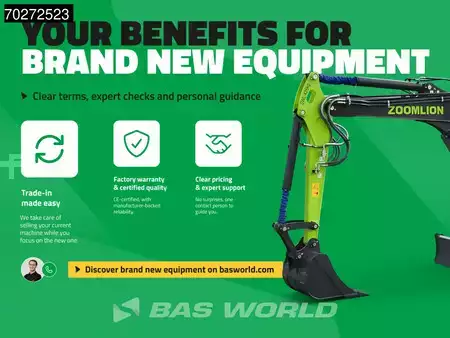 Minigraver 2023 XCMG XE27 E FACTORY WARRANTY - CW/3 BUCKETS - KUBOTA ENGINE (39)