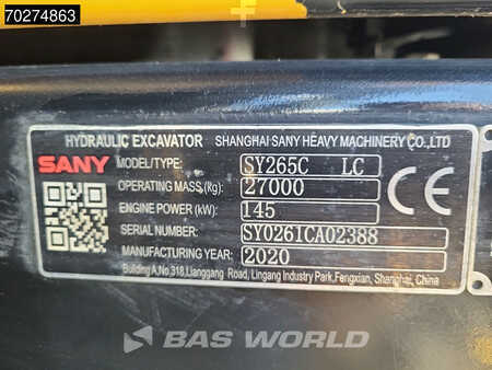 Kettenbagger 2020 Sany SY265 C LC CE / EPA CERTIFIED (40)