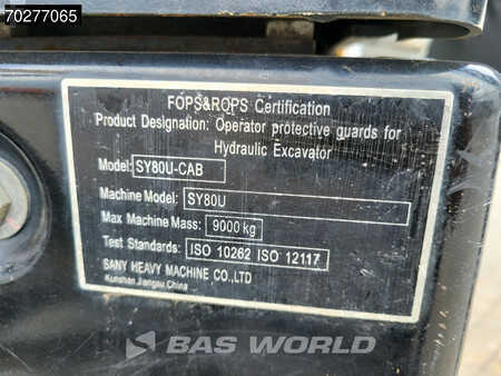 Minibagry 2021 Sany SY80U (37)