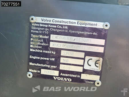 Rupsgraafmachines 2019 Volvo EC300 E L NOVATRON GPS (39)