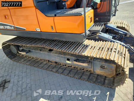 Escavadora de rastos 2022 Doosan DX140 LC-7 3 BUCKETS (36)