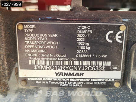 Lánctalpas dömperek 2022 Yanmar C12R-C (31)