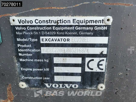 Korečková rýpadla 2018 Volvo EC220 E L (37)