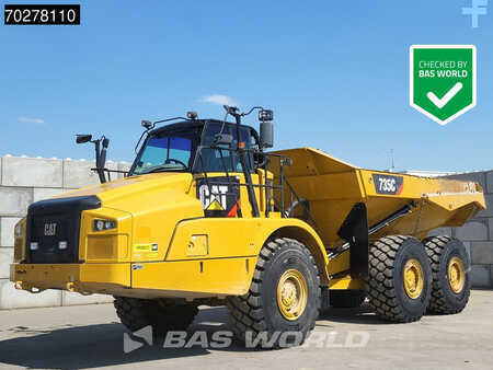 Zalomené klouby-dampry  2016 Caterpillar 735 C (1)