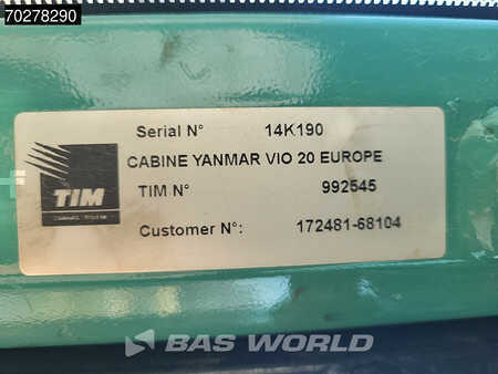 Mini kotrógép 2015 Yanmar VIO25-4 (31)