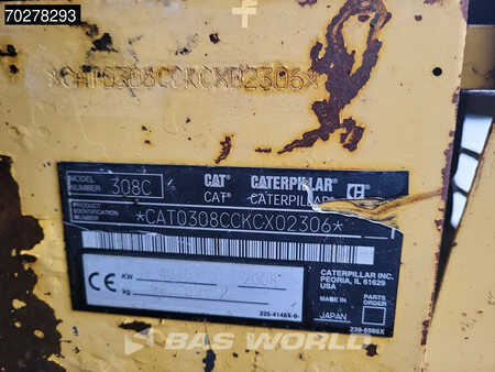 mini escavadeira 2008 Caterpillar 308C (36)