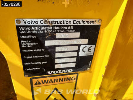 Knickgelenkte Muldenkipper/Dumper 2005 Volvo A30 D (31)