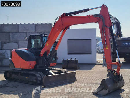 Mini pelle 2020 Kubota KX080 -4a2 A/C + 3 BUCKETS (7)