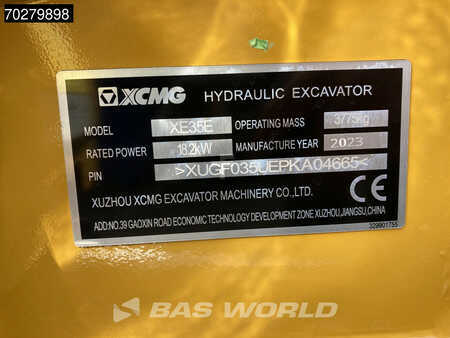 Mini-koparki 2023 XCMG XE35 E 2 YEARS FACTORY WARRANTY - YANMAR ENGINE (31)