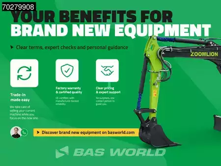 Mini pelle 2023 XCMG XE35 E FACTORY WARRANTY - YANMAR ENGINE - CE CERTIFIED (3)