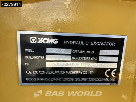 Mini excavators 2023 XCMG XE35 E 2 YEARS FACTORY WARRANTY - YANMAR ENGINE (31)