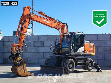 Koparki kołowe 2014 Hitachi ZX140W -5 OUTRIGGERS + BLADE (1)