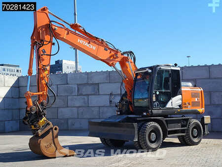 Koparki kołowe 2014 Hitachi ZX140W -5 OUTRIGGERS + BLADE (2)