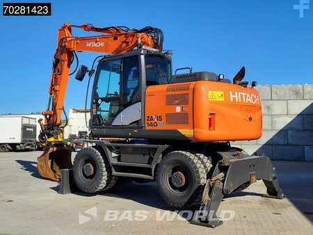 Koparki kołowe 2014 Hitachi ZX140W -5 OUTRIGGERS + BLADE (3)