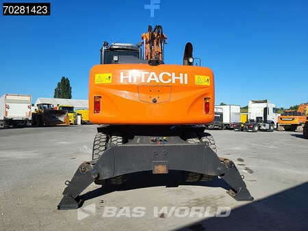 Koparki kołowe 2014 Hitachi ZX140W -5 OUTRIGGERS + BLADE (5)