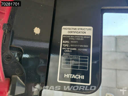 Minigraver 2020 Hitachi ZX55 U-6 CLR A/C - 3 BUCKETS (39)
