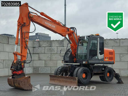 Mobilbagger 2010 Hitachi ZX140W -3 OUTRIGGERS - ROTOTILT (1)