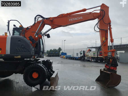 Mobilbagger 2010 Hitachi ZX140W -3 OUTRIGGERS - ROTOTILT (8)