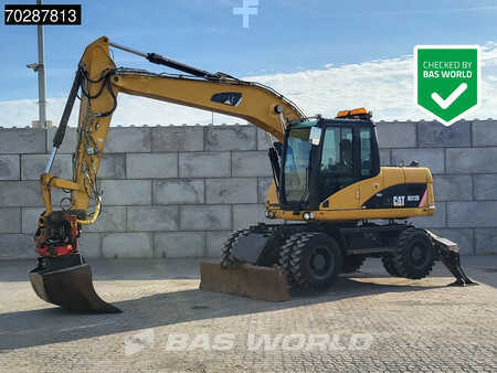 Escavadora de rodas 2007 Caterpillar M313 D OUTRIGGERS + BLADE (1)