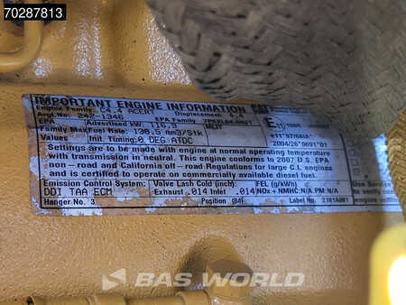 Escavadora de rodas 2007 Caterpillar M313 D OUTRIGGERS + BLADE (22)