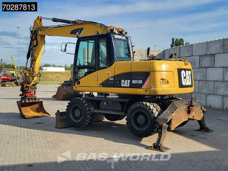 Escavadora de rodas 2007 Caterpillar M313 D OUTRIGGERS + BLADE (3)