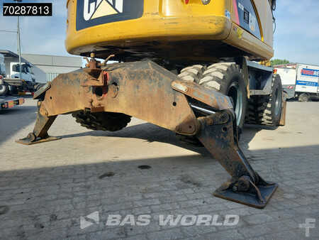Escavadora de rodas 2007 Caterpillar M313 D OUTRIGGERS + BLADE (30)