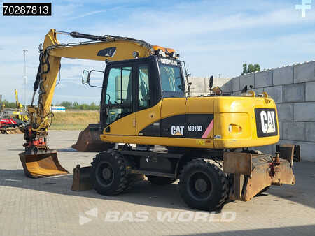Escavadora de rodas 2007 Caterpillar M313 D OUTRIGGERS + BLADE (5)