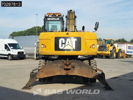 Escavadora de rodas 2007 Caterpillar M313 D OUTRIGGERS + BLADE (6)